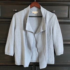 Michael Kors Women’s Medium‎ Gray Open Cardigan Sweater